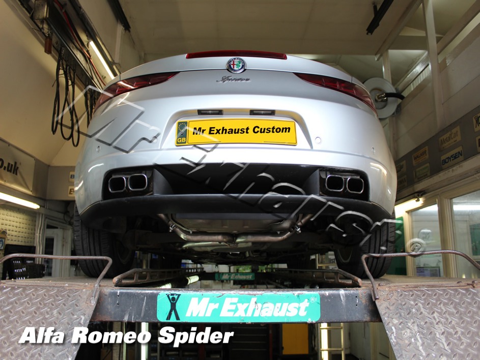 Alfa Romeo Spider JTDM 2007 Custom Exhaust Fabrication 